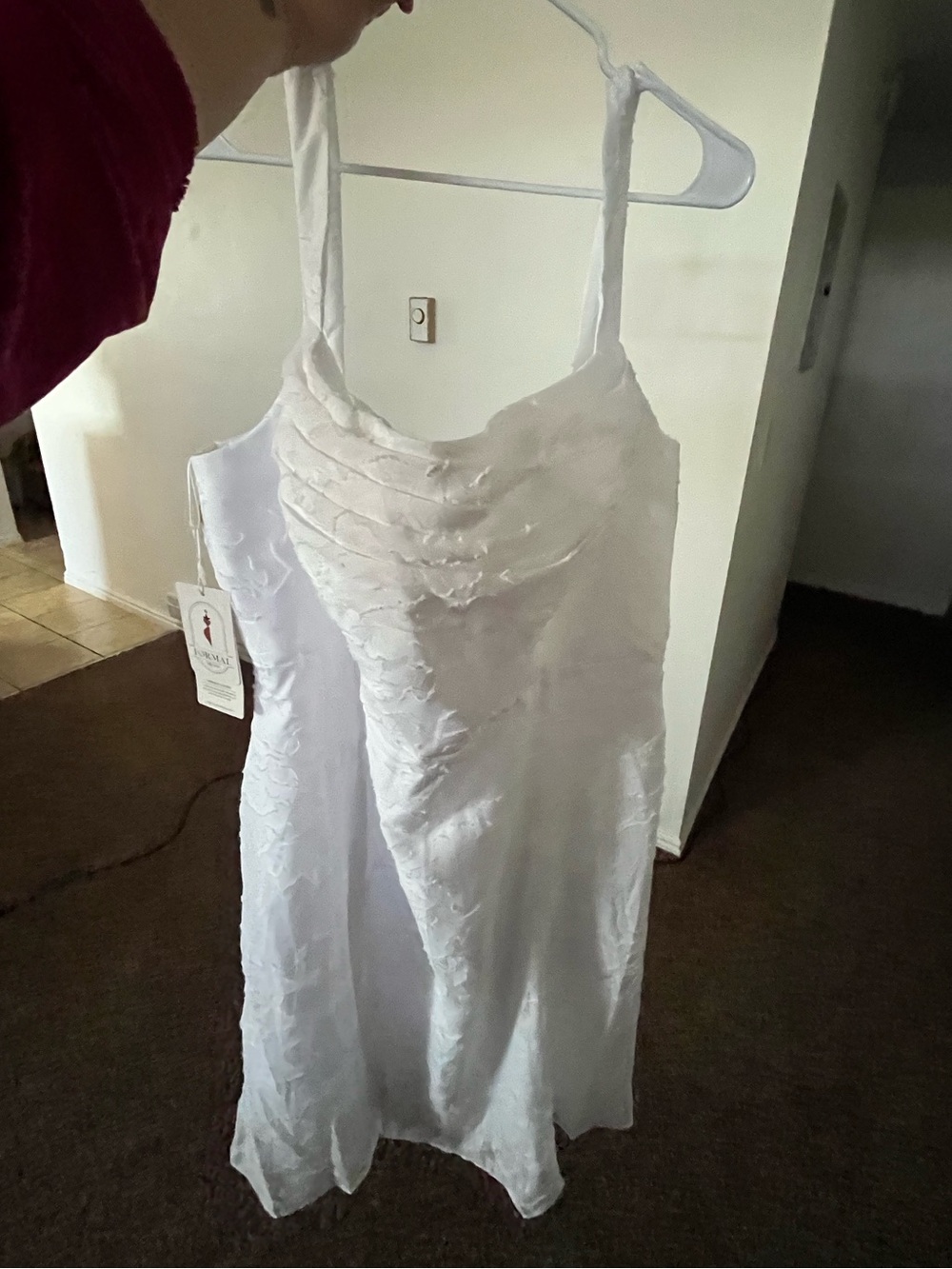Brand New Molly Evers white midi dress